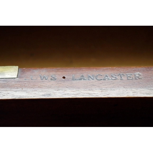 1835 - A Regency mahogany writing table, indistinctly stamped 'Gillows, Lancaster', 'the rounded corner top... 