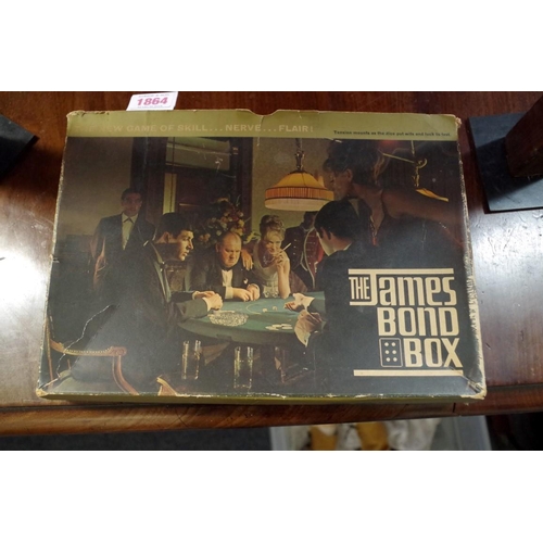 1864 - A rare circa 1965 Watermans James Bond dice game, in box.