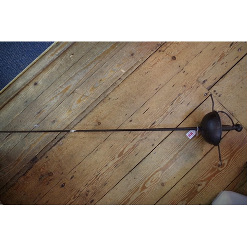 1910 - An antique rapier.