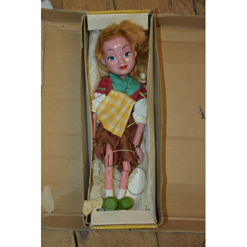 1926 - Four Pelham puppets, to include: Gypsy, boxed; and Dutch Boy, boxed.