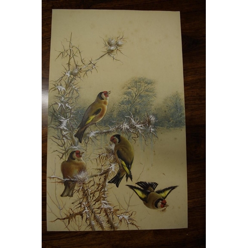 1823 - Harry Bright, 'The Clan of the Golden Wings'; 'Among the Reeds and Rushes Oh', a pair, both signed a... 