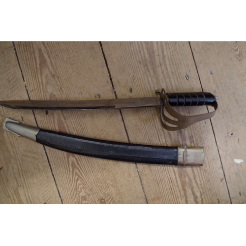 1869 - A small kukri and sheath; together with four other knives and sheaths.