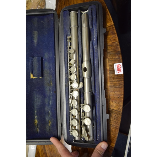 1825 - Six various flutes, five boxed. 