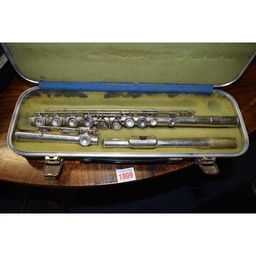 1825 - Six various flutes, five boxed. 