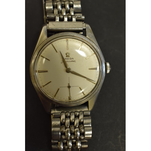 118 - A 1959 Omega Seamaster stainless steel gentlemans manual wind wristwatch, cal 268, no. 17496535, cas... 