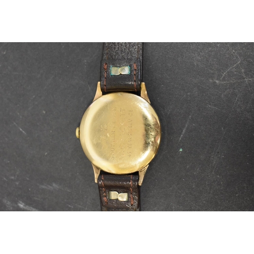 122 - £150 IS NEW RESERVE - A 1950s Tudor 9ct gold gentlemans manual winding wristwatch, 32mm case hallmar... 