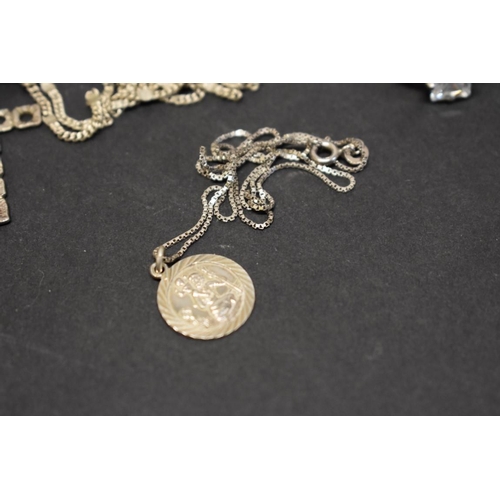 178 - A small selection of silver jewellery and other items, including zodiac sign charms.... 