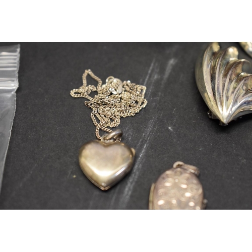 178 - A small selection of silver jewellery and other items, including zodiac sign charms.... 