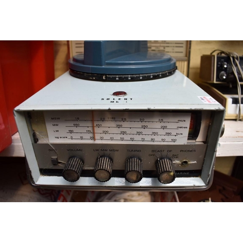 1364 - A vintage Grundig Yacht Boy radio; together with a Pye Solent Mk II Marine radio. ... 