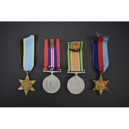 562 - Medals: a World War II group of four to 119356/1116405 Fl Lt James Hamilton Milne, comprising: Air C... 