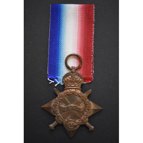 572 - Medals: a World War I trio to M2-020790 A.S. Sjt. B.T.Lipscombe A.S.C, comprising 1914-15 Star,... 