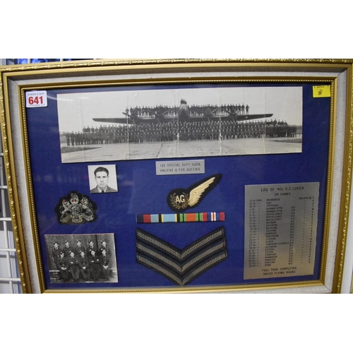 641 - Medals: a World War II group of four, comprising: 1939-45 Star; Atlantic Star, with Air Crew Eu... 