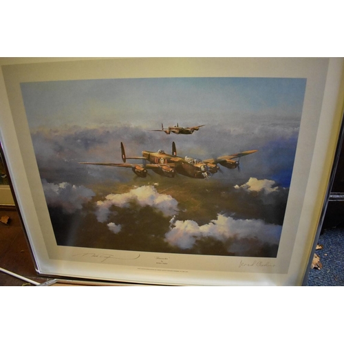 642 - Robert Taylor, a collection of four World War II RAF colour prints, each variously signed, larg... 