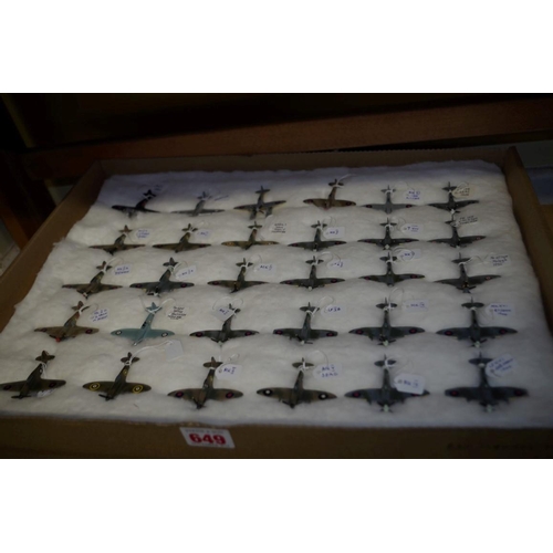 649 - A collection of diecast RAF planes. (58)