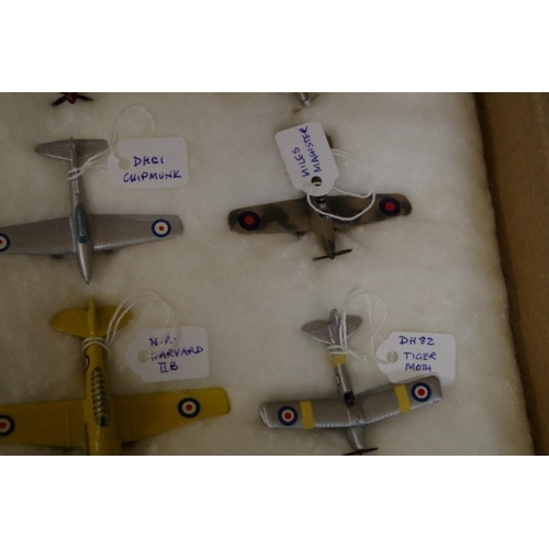 649 - A collection of diecast RAF planes. (58)