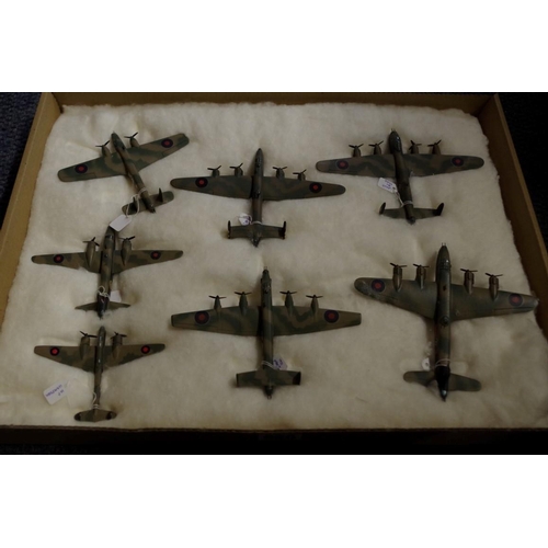 649 - A collection of diecast RAF planes. (58)