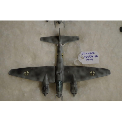 652 - A collection of diecast and resin German planes. (37)