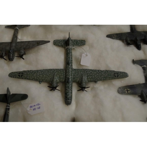 652 - A collection of diecast and resin German planes. (37)