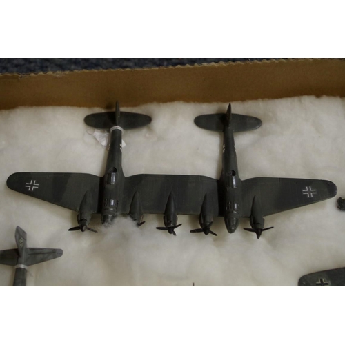 652 - A collection of diecast and resin German planes. (37)