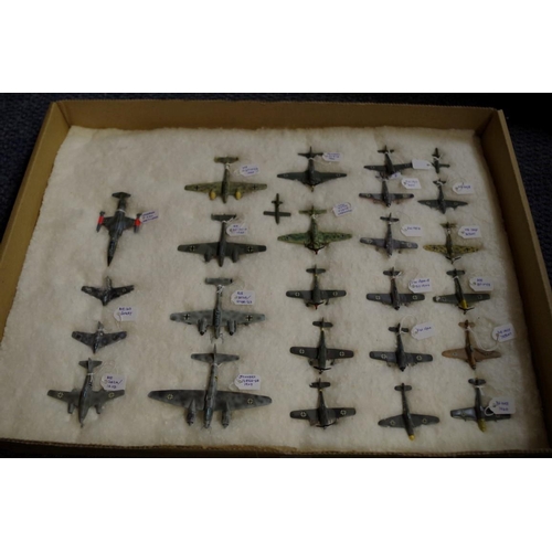 652 - A collection of diecast and resin German planes. (37)