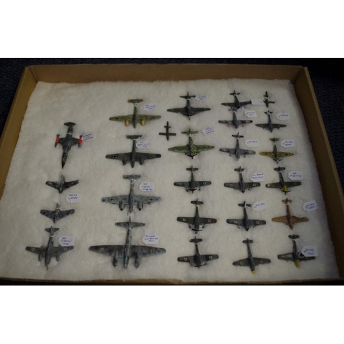 652 - A collection of diecast and resin German planes. (37)