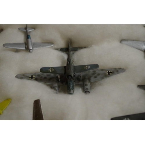 654 - A collection of diecast and resin planes. (38)