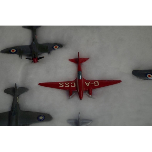 655 - A collection of diecast and resin RAF planes. (54)