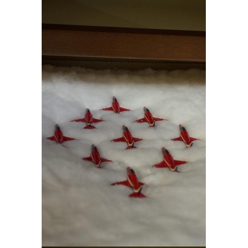 658 - A quantity of diecast and resin model, to include the Red Arrows.