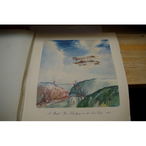 660 - A folio of twelve British Aeroplane colour prints, after Farndon, 39 x 37cm.