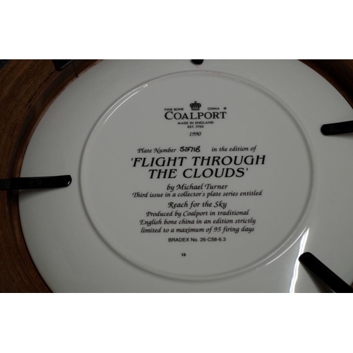 664 - Eleven Coalport Limited Edition RAF wall plates with certificates.