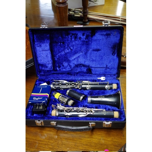 1659 - A Buffet clarinet, in fitted case. 