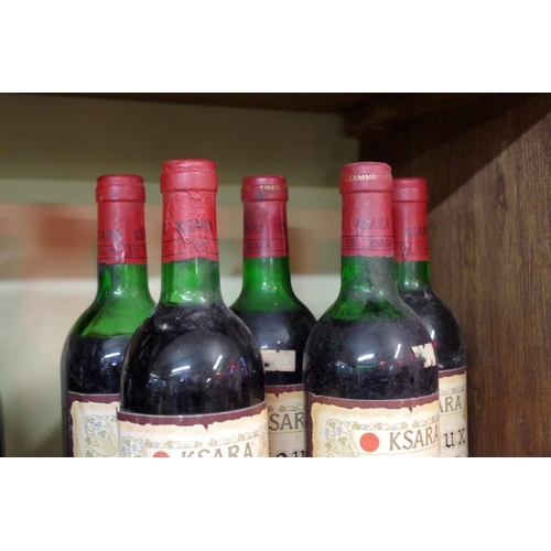 577 - Five bottles of 1964 Caves de Ksara Vieux Millesime grand cru. (5)