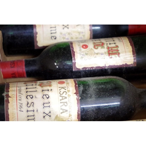 614 - A case of twelve bottles of 1964 Caves de Ksara Vieux Millesime grand cru. (12)