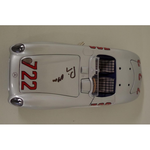 514 - A Minichamps 1:24 scale '1955 Mercedes Benz 300SL Mille Miglia', signed by Stirling Moss, boxed.... 