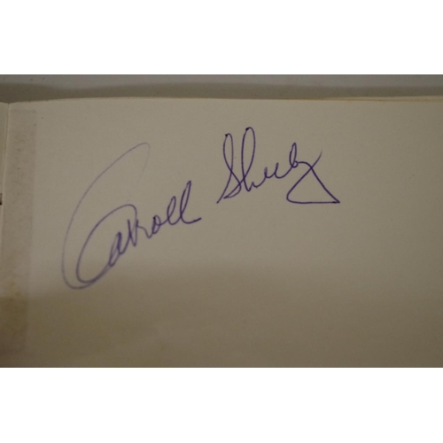 572 - Autograph Album: containing: Carroll Shelby; Roy Salvadori; Graham Hill (2); Dan Gurney; Jimmy Clark... 