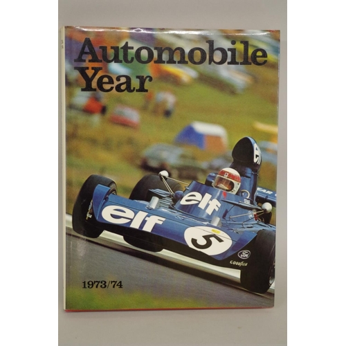 587 - Books: 'Autocourse', circa 1978-2006; together with 'Automobile Year', 4 vols; and 'Automobile ... 