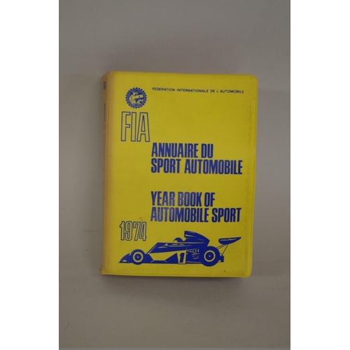 589 - Books: FIA: a 1998 Yearbook of Automobile Sport, boxed; together with similar 1974 & 1979 e... 