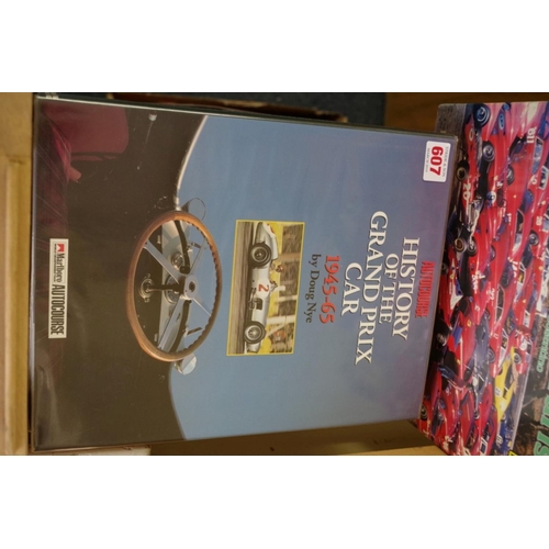 607 - Books: 'Autocourse, History of the Grand Prix Car', 1945-65; 1966-85; and 1966-91, 3 vols. (3)... 