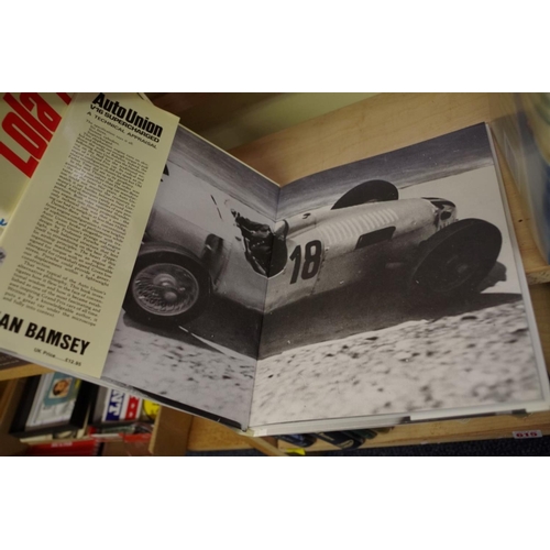 613 - Books: six Haynes 'Technical Appraisal' publications, comprising: Auto Union; Lola T70; Lotus 2... 