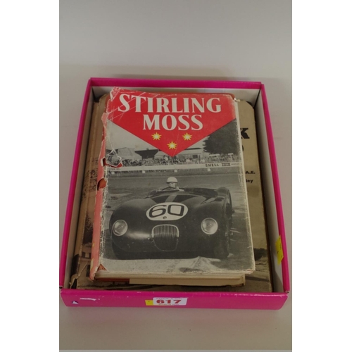 617 - Books: 'The Motor Year Book 1950'; together with 'Stirling Moss', by Robert Raymond, both with dustj... 