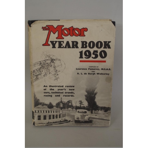 617 - Books: 'The Motor Year Book 1950'; together with 'Stirling Moss', by Robert Raymond, both with dustj... 