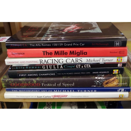 619 - Books: eight publications, to include: 'First Among Champions, the Alfa Romeo Grand Prix cars'.... 