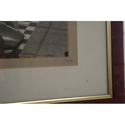 625 - Photographs: Ted Welch, 'Richmond Trophy Goodwood 2/4/56', numbered 12/500; and John Brierley 'Saloo... 