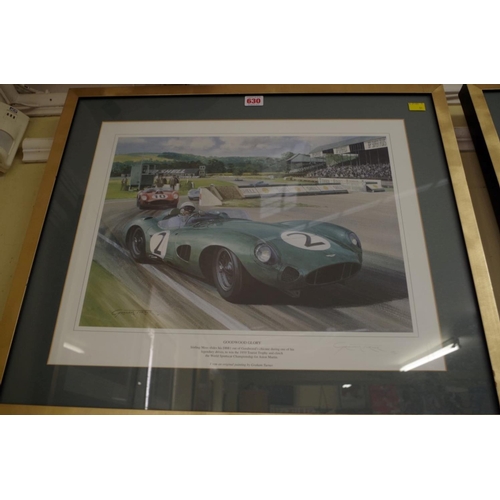 630 - Graham Turner, 'Goodwood Glory', signed in pencil and numbered 67/500, colour print, image 31.5... 