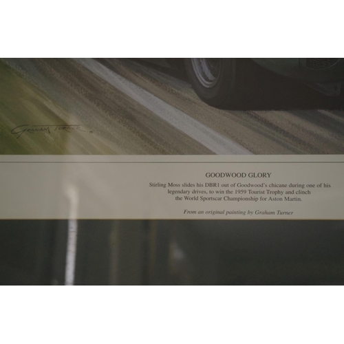 630 - Graham Turner, 'Goodwood Glory', signed in pencil and numbered 67/500, colour print, image 31.5... 