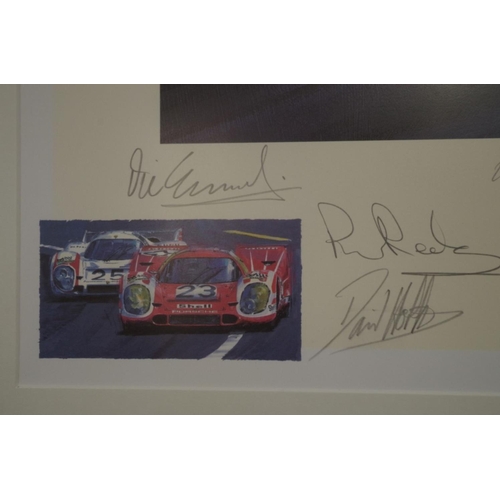 644 - Nicholas Watts, 'Le Mans', signed by 21 drivers and actors, to include Derek Bell, Jacky Ickx, Henri... 