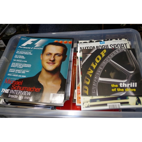 672 - Magazines: a mixed collection of F1 and related. 