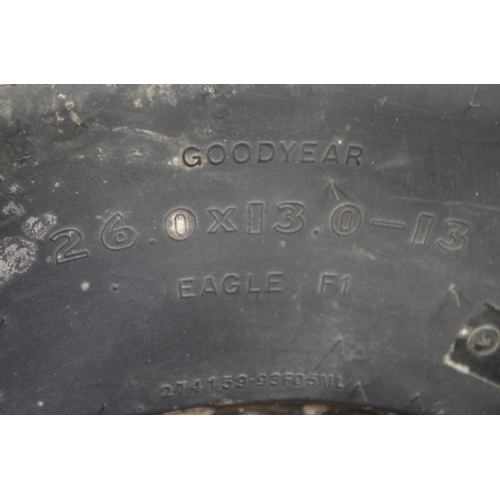 675 - A 1980s Goodyear Eagle F1 tyre,  size 26.0 x 13.0-13.Provenance: by repute from one of Nig... 