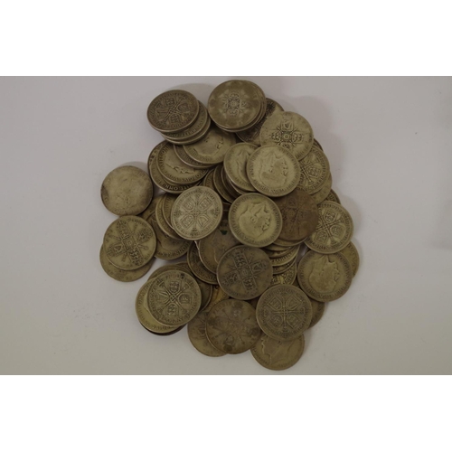 204 - A quantity of pre-1947 florins, George V and George VI, 755g. (69)