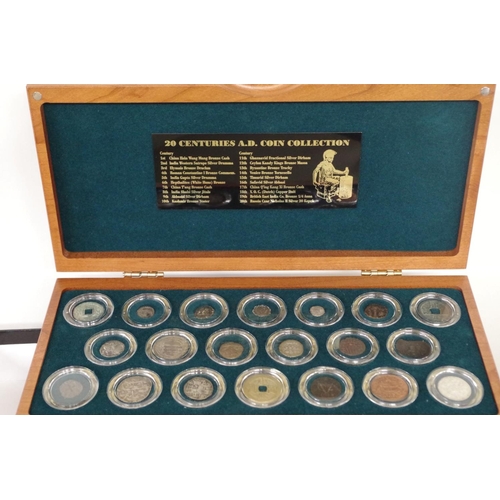 226 - A cased Royal Mint 'The 20 Centuries AD' coin collection.